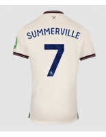 Moške Nogometnih dresov West Ham United Crysencio Summerville #7 Gostujoči 2025-26 Kratki rokavi